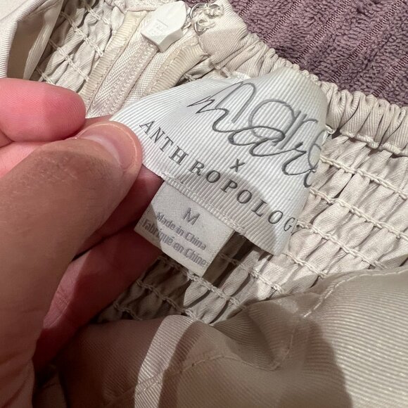 Mare x Anthropologie Tan Dress | Size M - Picture 3 of 4